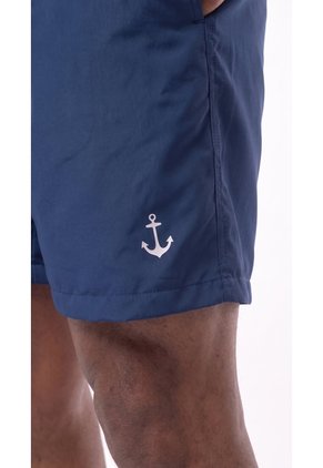 Pantaloneta De Baño Azul Para Hombre