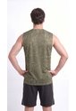 Camiseta Deportiva Verde Manga Sisa Para Hombre de Belife