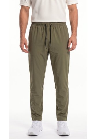 Pantalón Deportivo Casual Para Hombre En Verde Oscuro Belife