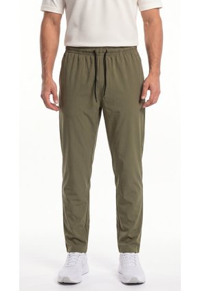Pantalón Deportivo Casual Para Hombre En Verde Oscuro
