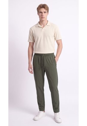 Pantalón Híbrido Verde Militar Para Hombre