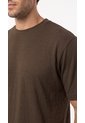 Camiseta Café Con Textura Para Hombre de Belife