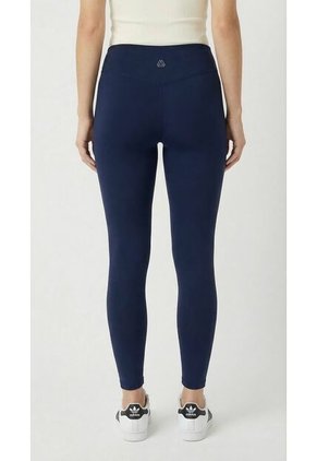 Leggings Azul Control Abdomen Para Mujer