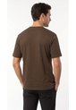 Camiseta Café Con Textura Para Hombre de Belife