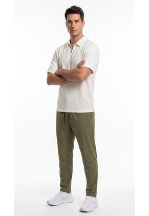 Pantalón Deportivo Casual Para Hombre En Verde Oscuro