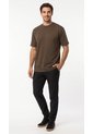 Camiseta Café Con Textura Para Hombre de Belife
