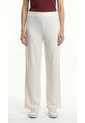 Pantalón Ivory Ancho En Scuba Para Mujer de Belife