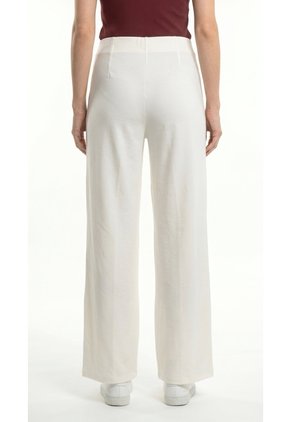Pantalón Ivory Ancho En Scuba Para Mujer