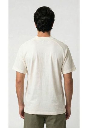 Camiseta Ivory Manga Ranglan Para Hombre