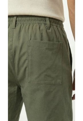 Bermuda Verde Militar Para Hombre