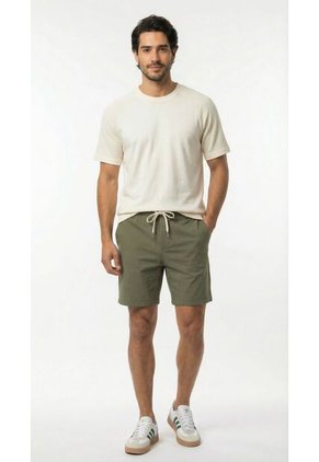 Camiseta Ivory Manga Ranglan Para Hombre