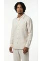 Camisa Semilla Manga Larga En Lino Para Hombre de Belife