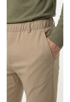 Pantalón Café Bota Recta Para Hombre