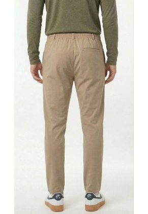 Pantalón Café Bota Recta Para Hombre