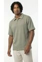 Camiseta Polo Verde Manga Corta Para Hombre de Belife