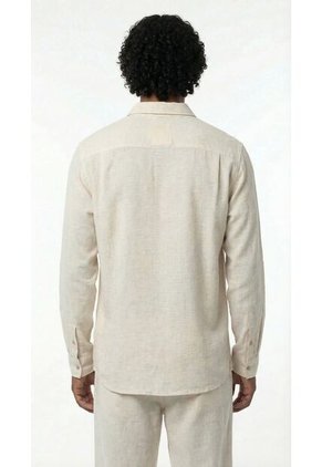 Camisa Semilla Manga Larga En Lino Para Hombre