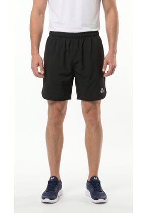 Pantaloneta Running Negra Con Ciclista Para Hombre