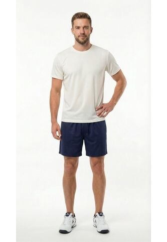 Camiseta Deportiva Manga Corta Blanca Para Hombre Belife