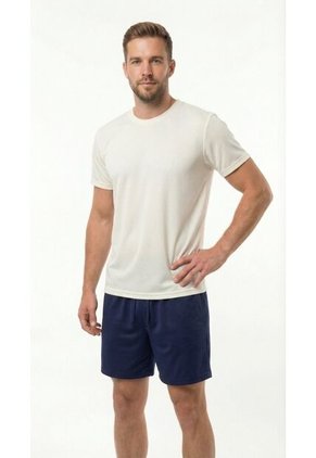Camiseta Deportiva Manga Corta Blanca Para Hombre