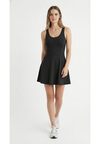 Enterizo Deportivo Negro Mujer Belife