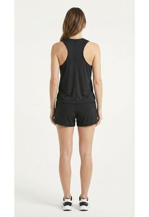 Camiseta Manga Sisa Deportiva Negra Para Mujer