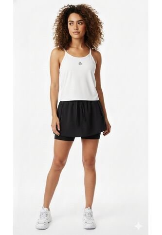 Falda Deportiva Negra Para Mujer Belife