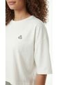 Camiseta Deportiva Oversize  Ivory Mujer de Belife