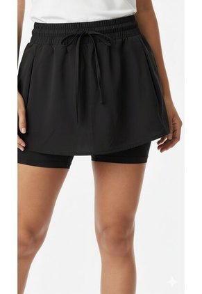 Falda Deportiva Negra Para Mujer