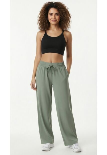 Pantalón Deportivo Verde Para Mujer