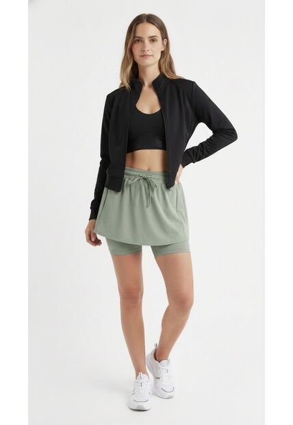 Chaqueta Deportiva Negra Mujer