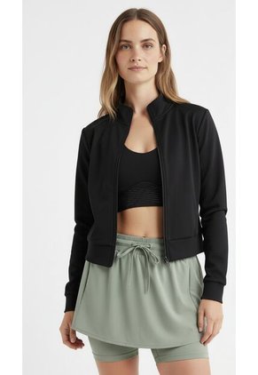 Chaqueta Deportiva Negra Mujer
