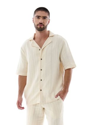 Camisa Resort Manga Corta Para Hombre