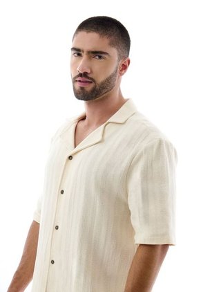 Camisa Resort Manga Corta Para Hombre