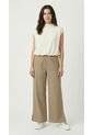 Blusa Manga Sisa Ivory Cuello Alto Mujer de Belife