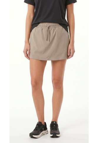 Falda Deportiva Taupe Con Ciclista Interno Para Mujer Belife