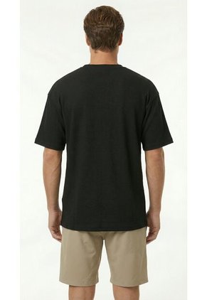 Camiseta Negra Manga Corta Para Hombre