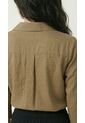 Blusa Manga 3/4 Café Para Mujer de Belife