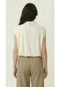 Blusa Manga Sisa Ivory Cuello Alto Mujer de Belife