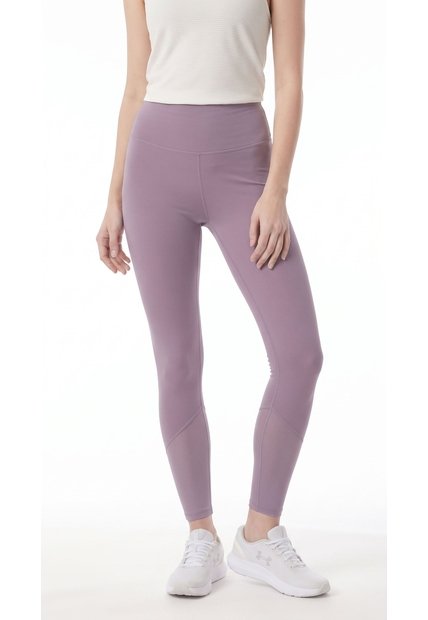 Legging Lila Con Malla En Bota Para Mujer