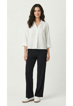 Blusa Manga 3/4 Ivory Para Mujer