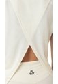 Camiseta Deportiva Ivory Con Espalda Cruzada Para Mujer de Belife