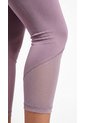 Legging Lila Con Malla En Bota Para Mujer de Belife