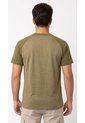 Camiseta Verde Madera Manga Ranglan Para Hombre de Belife