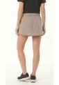 Falda Deportiva Taupe Con Ciclista Interno Para Mujer de Belife