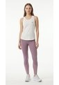 Legging Lila Con Malla En Bota Para Mujer de Belife