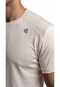 Camiseta Deportiva Beige Con Malla En Hombros Para Hombre de Belife