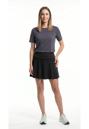 Camiseta Deportiva Manga Corta Gris Para Mujer
