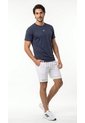 Pantaloneta Deportiva Blanca Con Ciclista Para Hombre de Belife