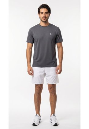Camiseta Deportiva Gris Oscuro Para Hombre