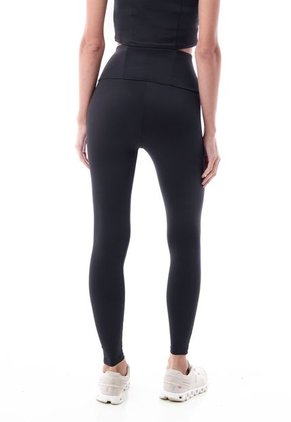 Leggins Negro Con Línea Central